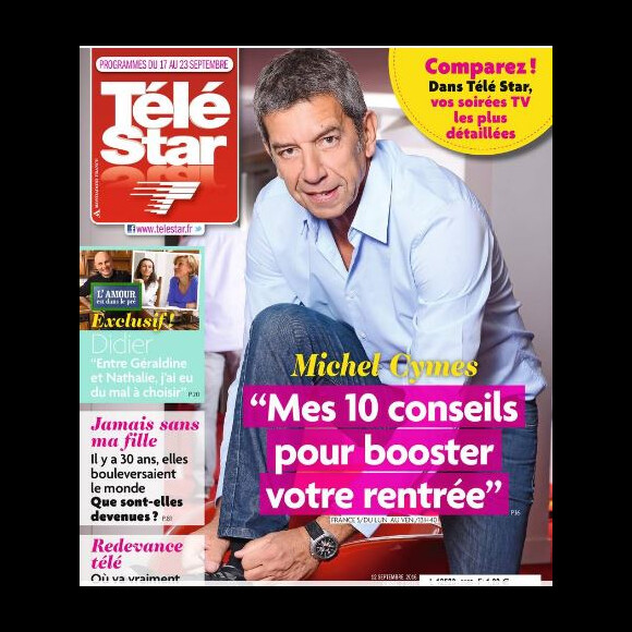 Magazine Télé Star en kiosques le lundi 12 septembre 2016
