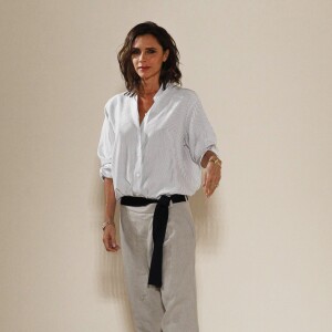 La styliste Victoria Beckham au Défilé de mode prêt-à-porter printemps-été 2017 "Victoria Beckham" lors de la fashion week de New York. Le 11 septembre 2016