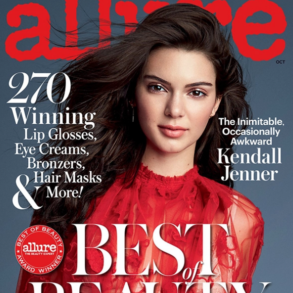Kendall Jenner se confie sur sa vie amoureuse dans le nouveau magazine Allure, en kiosques en septembre 2016