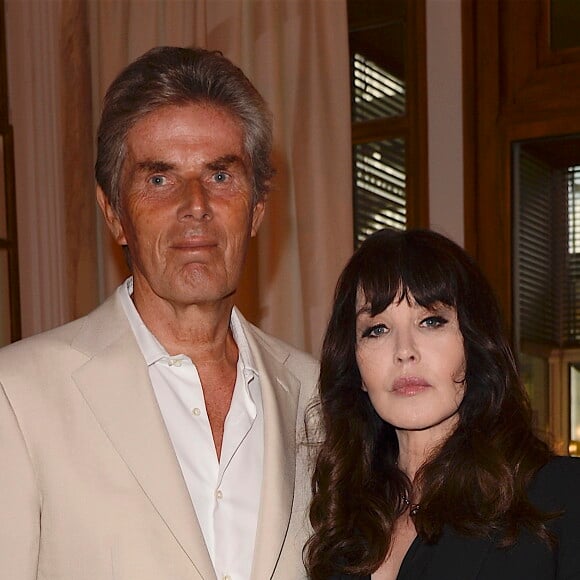 Dominique Desseigne (PDG du groupe Lucien Barrière) et Isabelle Adjani - Inauguration de l'hôtel Barrière Le Normandy à Deauville, le 18 juin 2016. © Coadic Guirec/Bestimage