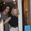 Madonna et Rocco Ritchie sont allés dîner avec Jesus Luz dans un restaurant de Londres, le 13 septembre 2016