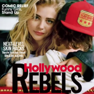 Chloë Grace Moretz en couverture du magazine Teen Vogue avec son hypothétique ex Brooklyn Beckham. Magazine paru en septembre 2016