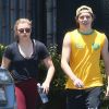 Exclusif - Chloë Grace Moretz et son compagnon Brooklyn Beckham font du sport en amoureux à Los Angeles, le 26 juin 2016