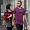 Jaimie Alexander et son nouveau boyfriend Airon Armstrong dans les rues à New York le 17 septembre 2016