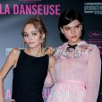 Lily-Rose Depp et Soko (Stéphanie Sokolinski) - Avant-première du film "La Danseuse" au cinéma Gaumont-Opéra à Paris, France, le 19 septembre 2016. © Olivier Borde/Bestimage