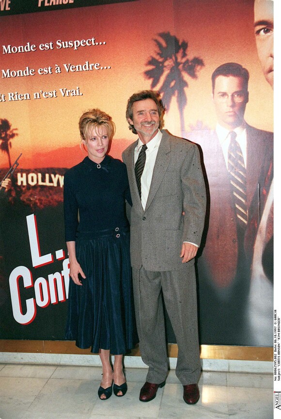 Curtis Hansone et Kim Basinger -  Avant-première du film L.A. Confidential en 1997 à Paris