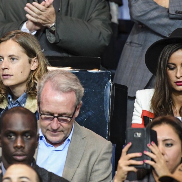 Pierre Sarkozy et Malika Ménard - Match du Paris Saint-Germain contre Dijon Football Côte-d'Or lors de la 6éme journée de Ligue 1, au Parc des Princes, Paris, France, le 21 septembre 2016. © Pierre Perusseau/Bestimage20/09/2016 - Paris