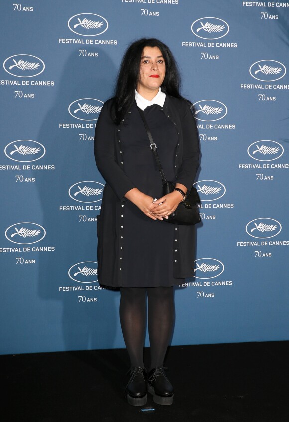 Marjane Satrapi - Soirée à l'occasion des 70 ans du tout premier festival de Cannes à l'école des Beaux Arts à Paris, le 20 Septembre 2016. © Dominique Jacovides/Bestimage