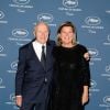 Jérome Seydoux et sa femme Sophie - Soirée à l'occasion des 70 ans du tout premier festival de Cannes à l'école des Beaux Arts à Paris, le 20 Septembre 2016. © Dominique Jacovides/Bestimage