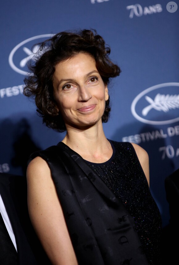 Audrey Azoulay - Soirée à l'occasion des 70 ans du tout premier festival de Cannes à l'école des Beaux Arts à Paris, le 20 Septembre 2016. © Dominique Jacovides/Bestimage