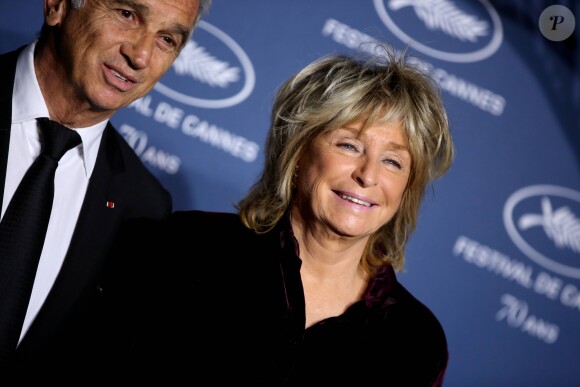 Alain Terzian, Danièle Thompson - Soirée à l'occasion des 70 ans du tout premier festival de Cannes à l'école des Beaux Arts à Paris, le 20 Septembre 2016. © Dominique Jacovides/Bestimage