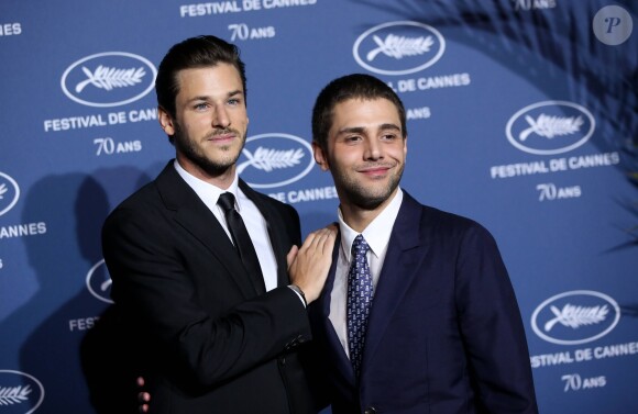 Gaspard Ulliel, Xavier Dolan - Soirée à l'occasion des 70 ans du tout premier festival de Cannes à l'école des Beaux Arts à Paris, le 20 Septembre 2016. © Dominique Jacovides/Bestimage