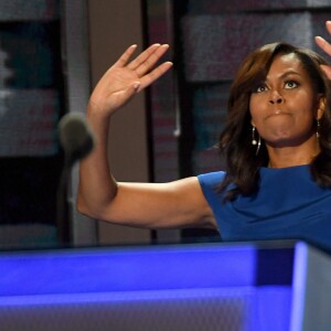 Michelle Obama lors de la Convention des Démocrates à Philadelphie. Le 26 juillet 2016