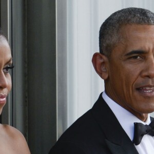 Barack Obama et Michelle Obama à la Maison Blanche à Washington, le 2 août 2016
