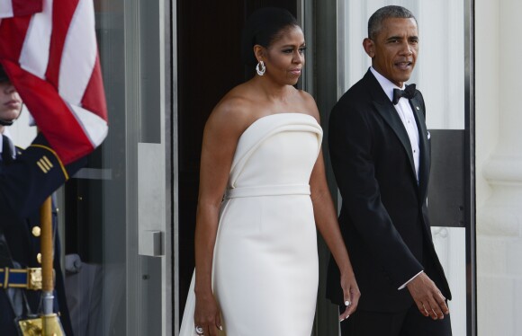 Barack Obama et Michelle Obama à la Maison Blanche à Washington, le 2 août 2016