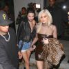 Kylie Jenner, Kendall Jenner, Tyga et Jonathan Cheban à la sortie du club 1OAK à Los Angeles, le 22 septembre 2016