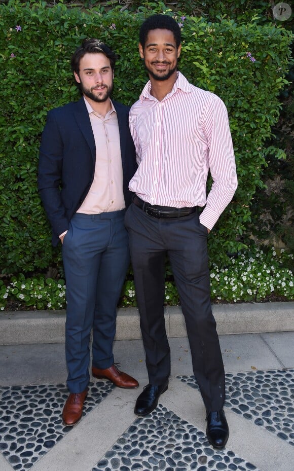 Jack Falahee et Alfred Enoch à la soirée annelle caritative The Rape dans une résidence privée à Beverly Hills, le 25 septembre 2016 © Lisa O'Connor via Zuma/Bestimage