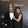 Robbie Williams et sa femme Ayda Field à la Soirée Chopard Gold Party à Cannes lors du 68ème festival international du film. Le 18 mai 2015