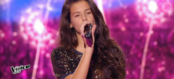 Marine dans "The Voice Kids 3" le 1er octobre 2016.
