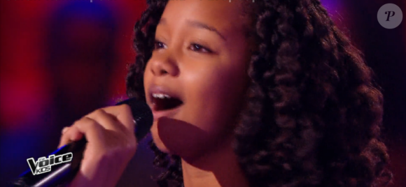 Tamillia dans "The Voice Kids 3", le 1er octobre 2016 sur TF1.