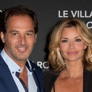 Exclusif - Première sortie de Ingrid Chauvin et son mari Thierry Peythieu depuis la naissance de leur fils Tom à l'iinauguration du Village Royal By Richard Orlinski à Paris le 15 septembre 2016. © Bellak-Moreau/Bestimage