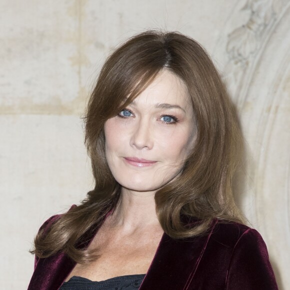 Carla Bruni-Sarkozy - People au défilé de mode "Christian Dior", collection prêt-à-porter Printemps-Eté 2017 à Paris, le 30 septembre 2016. © Olivier Borde/Bestimage