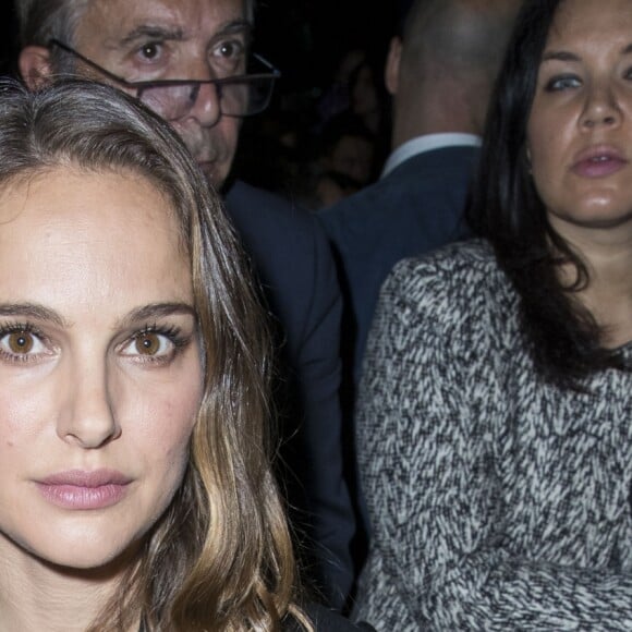 Natalie Portman (enceinte) - People en front raw au défilé de mode "Christian Dior", collection prêt-à-porter Printemps-Eté 2017 à Paris, le 30 septembre 2016. © Olivier Borde/Bestimage