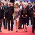  Anne Parillaud, Claude Lelouch, Florence Thomassin et Victoria Bedos lors de la cérémonie de clôture du 27ème Festival du film britannique de Dinard, le 1er octobre 2016 
