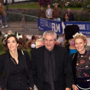 Anne Parillaud, Claude Lelouch, Florence Thomassin et Victoria Bedos lors de la cérémonie de clôture du 27ème Festival du film britannique de Dinard, le 1er octobre 2016
