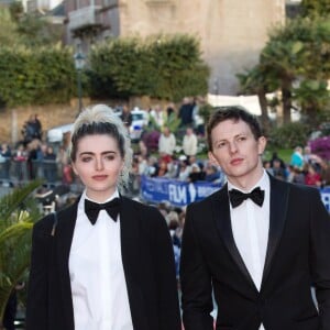 Tara Lee et Jack Parry-Jones lors de la cérémonie de clôture du 27ème Festival du film britannique de Dinard, le 1er octobre 2016
