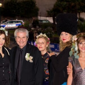 Anne Parillaud, Claude Lelouch, Florence Thomassin, Julie Ferrier et Victoria Bedos - Cérémonie de clôture du 27ème Festival du film britannique de Dinard, France, Dinard le 1er octobre 2016.  Closing ceremony of the 27th Edition of the Dinard British Film Festival, France, Dinard, 1st October 2016.01/10/2016 - Dinard