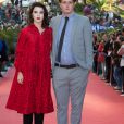 Harry Michell et sa compagne lors de la cérémonie de clôture du 27ème Festival du film britannique de Dinard, le 1er octobre 2016