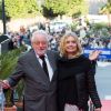 Hugh Hudson et sa femme Maryam d'Abo lors de la cérémonie de clôture du 27ème Festival du film britannique de Dinard, le 1er octobre 2016