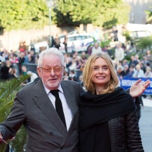 Hugh Hudson et sa femme Maryam d'Abo lors de la cérémonie de clôture du 27ème Festival du film britannique de Dinard, le 1er octobre 2016