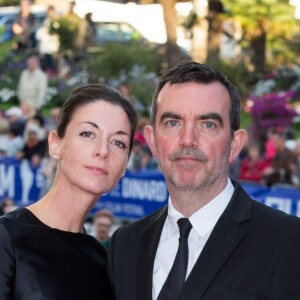 Simon Aboud et Mary Anna McCartney lors de la cérémonie de clôture du 27ème Festival du film britannique de Dinard, le 1er octobre 2016