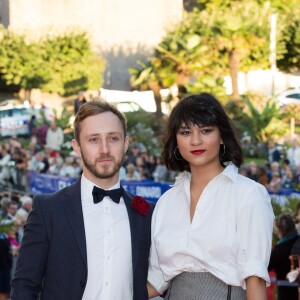 Isabella Laughland et son compagnon lors de la cérémonie de clôture du 27ème Festival du film britannique de Dinard, le 1er octobre 2016