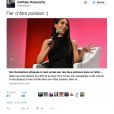 Capture d'écran du post Twitter de Mathieu Kassovitz à propos de Kim Kardashian agressée.