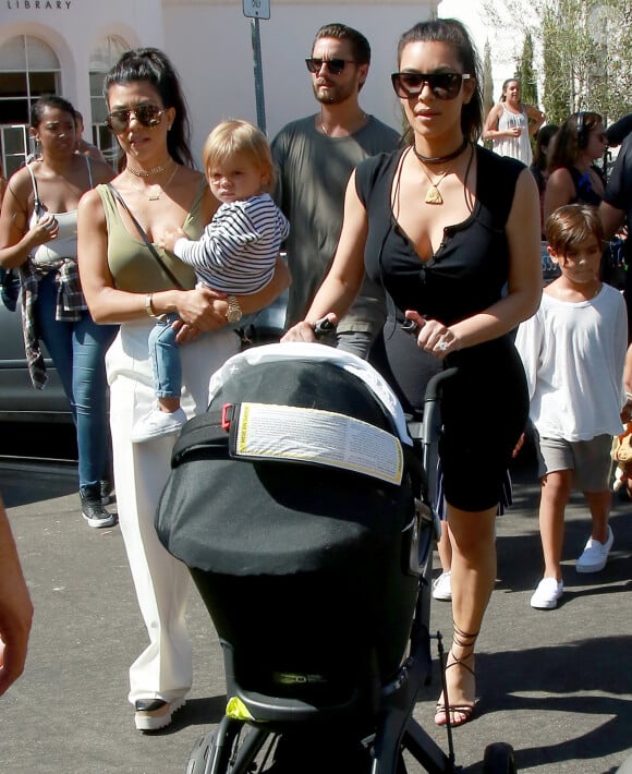 Kim Kardashian en famille à La Jolla Le 26 juillet 2016