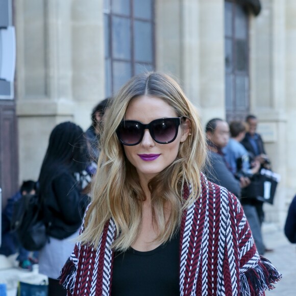 Olivia Palermo - Défilé Sonia Rykiel (collection prêt-à-porter printemps-été 2017) à l'École nationale supérieure des Beaux-Arts. Paris, le 3 octobre 2016. © CVS/Veeren/Bestimage