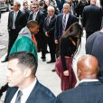  Kim Kardashian arrive à son appartement à New York le 3 octobre 2016. Elle est de retour de Paris où elle a été agressée et détroussée de 10 millions de dollars. Elle a quitté Paris en jet privé le 3 octobre au matin accompagnée de sa mère Kris Jenner. Son mari Kanye West est venu la chercher à l'aéroport Teterboro.  