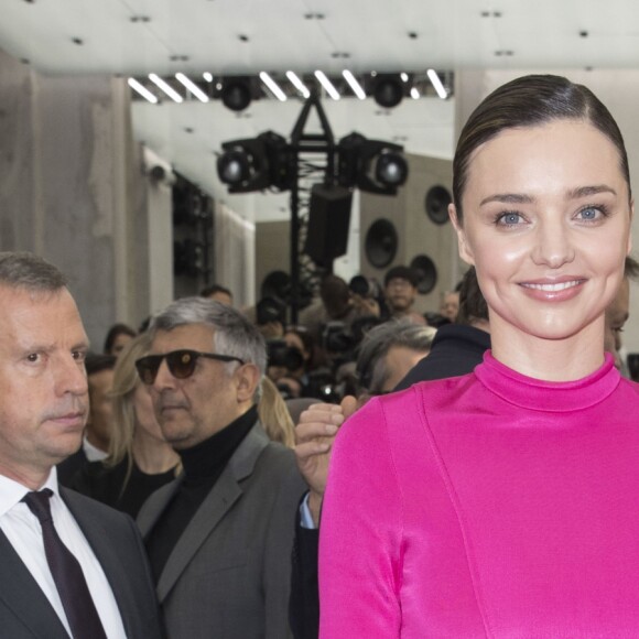 Miranda Kerr - Front Row au défilé de mode "Louis Vuitton" collection prêt-à-porter Printemps-Eté 2017 lors de la Fashion Week de Paris, place Vendôme à Paris, France, le 5 octobre 2016. © Olivier Borde/Bestimage Celebs during the Louis Vuitton show as part of the Paris Fashion Week Womenswear Spring/Summer 2017 in Paris, France on October 5, 2016.05/10/2016 - Paris