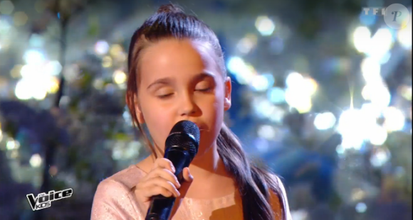 Manuela dans "The Voice Kids 3", le 8 octobre 2016 sur TF1.