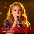 Lou dans "The Voice Kids 3", le 8 octobre 2016 sur TF1.