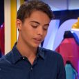 Achille dans "The Voice Kids 3" le 8 octobre 2016 sur TF1.