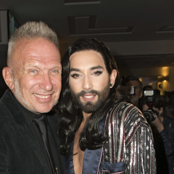 Jean-Paul Gaultier et Conchita Wurst - Première de "The One Grand Show" à Berlin, Allemagne, le 6 octobre 2016. © Future-Image/ZUMA Press/Bestimage