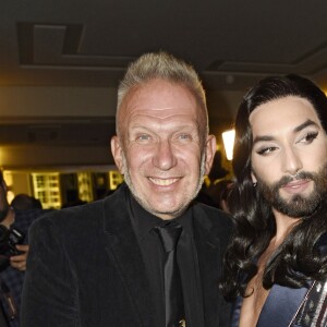 Jean-Paul Gaultier et Conchita Wurst - Première de "The One Grand Show" à Berlin, Allemagne, le 6 octobre 2016. © Future-Image/ZUMA Press/Bestimage