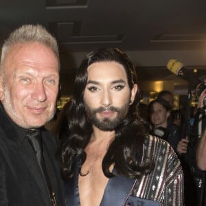 Jean-Paul Gaultier et Conchita Wurst - Première de "The One Grand Show" à Berlin, Allemagne, le 6 octobre 2016. © Future-Image/ZUMA Press/Bestimage