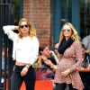 Candice Swanepoel enceinte et Doutzen Kroes à New York, le 5 juin 2016 © CPA/Bestimage