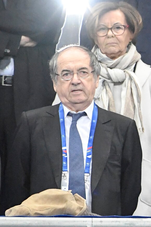 Noël Le Graët, président de la Fédération Française de Football (FFF) au match de qualification pour la Coupe du Monde 2018, "France-Bulgarie" au Stade de France de Saint-Denis, le 7 octobre 2016
