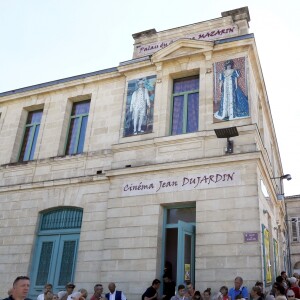 Exclusif - Jean Dujardin présente en avant-première "Brice 3" à Lesparre, son village d'enfance, le 23 Septembre 2016